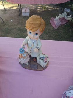 Doctor Child Resin Figurine Collectible