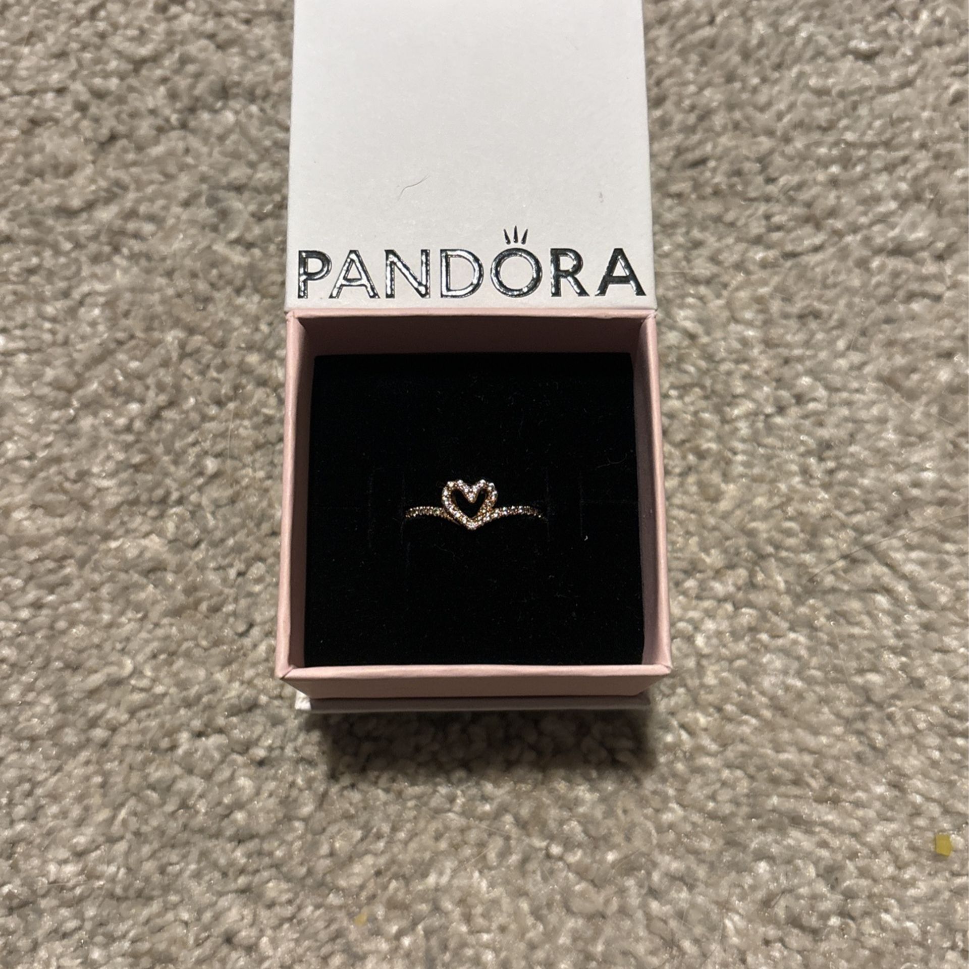 Heart Pandora Rose Gold Ring