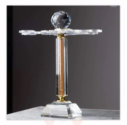 Elegant 1-6 Stemware Acrylic & Crystal Wine Glass Holder