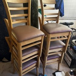 6 Restaurant Dining Chairs 