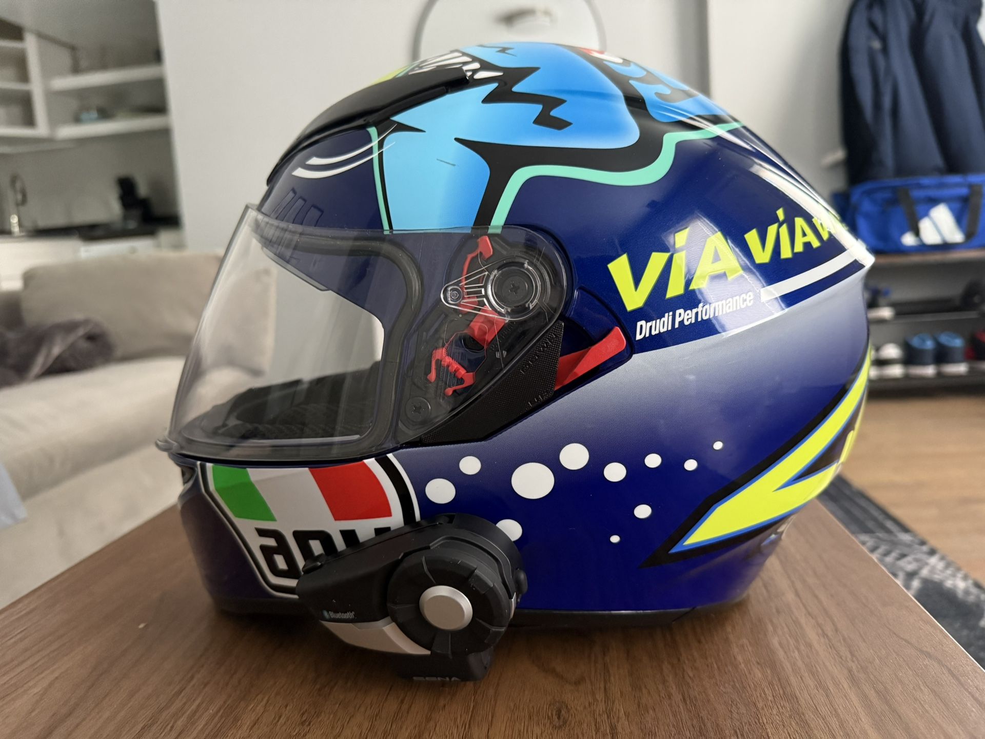 AGV Helmet With Sena 20s Evo