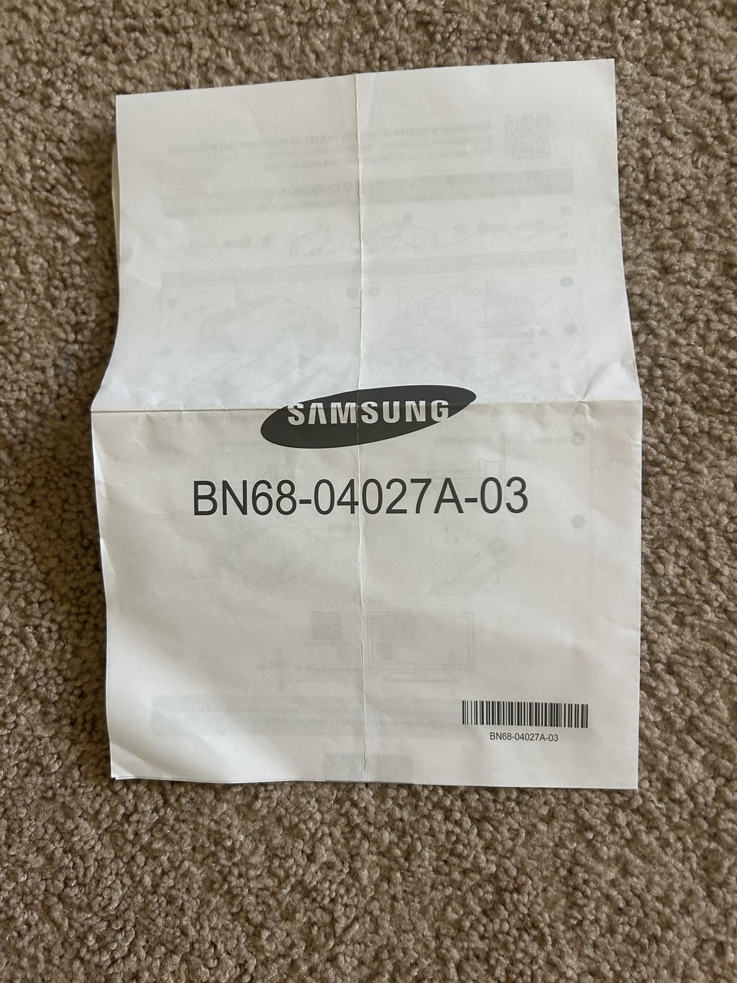 FREE 42” Samsung LED TV W/wall Mount