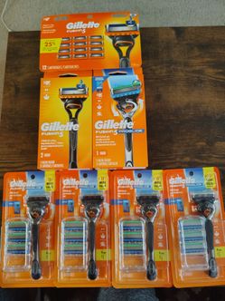 NEW Gillette Fusion5 & ProGlide Razor Bundle – 7 Razors + 31 Blade Refills – 50% OFF Retail!
