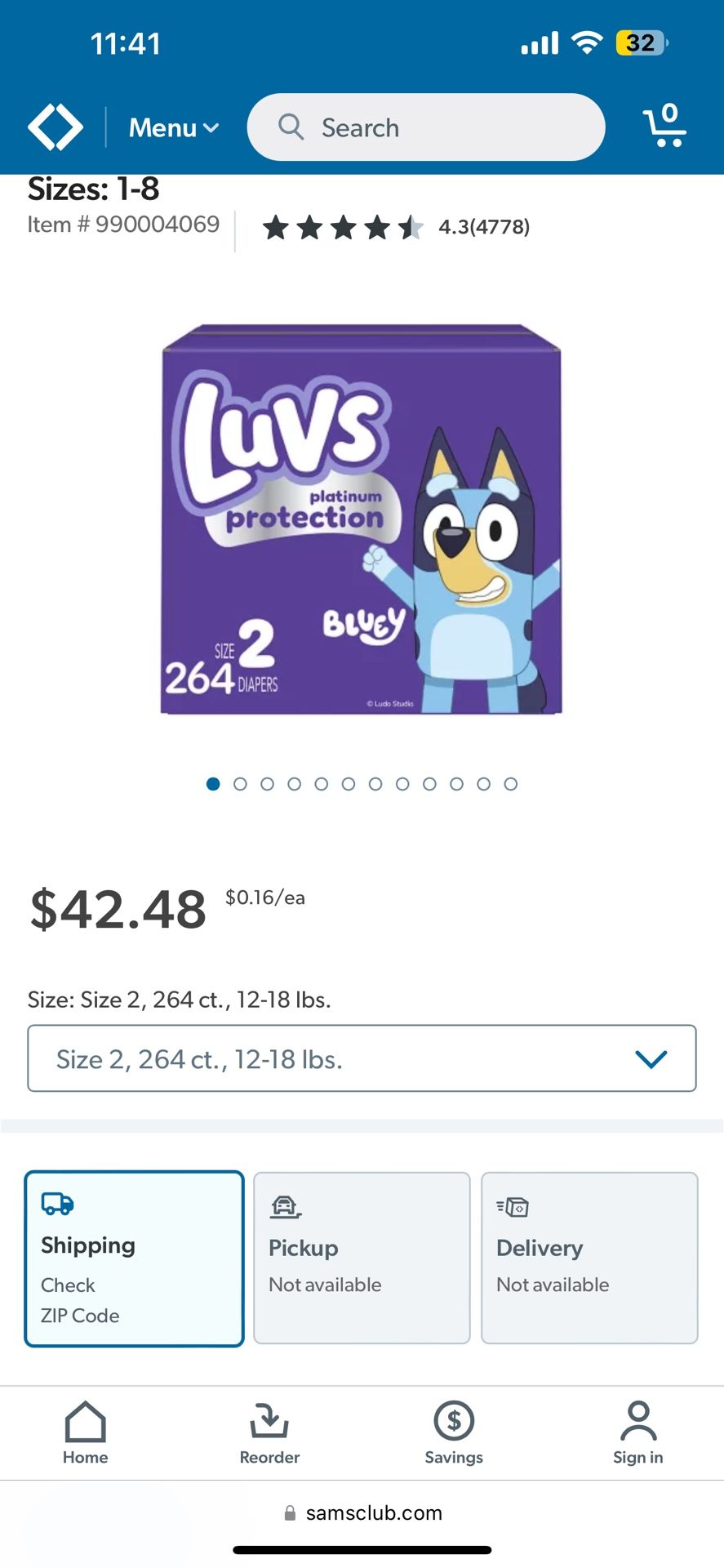 Luvs Platinum Protection Diapers Size 2