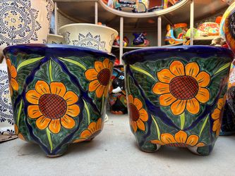 Macetas de Talavera y Decoraciónes nuevas muy hermosas ,diferentes diseños y diferentes $$precios .