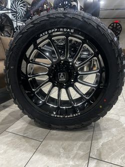 22 Inch Tire & Rim Package Deal 8x180