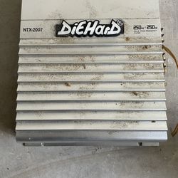 diehard ntx-2007 250w amp + 250w high low pass frequency filter