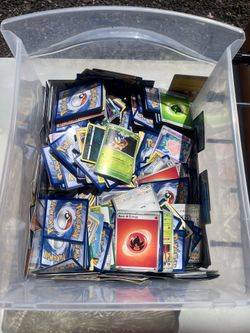 Pokemon cards full container