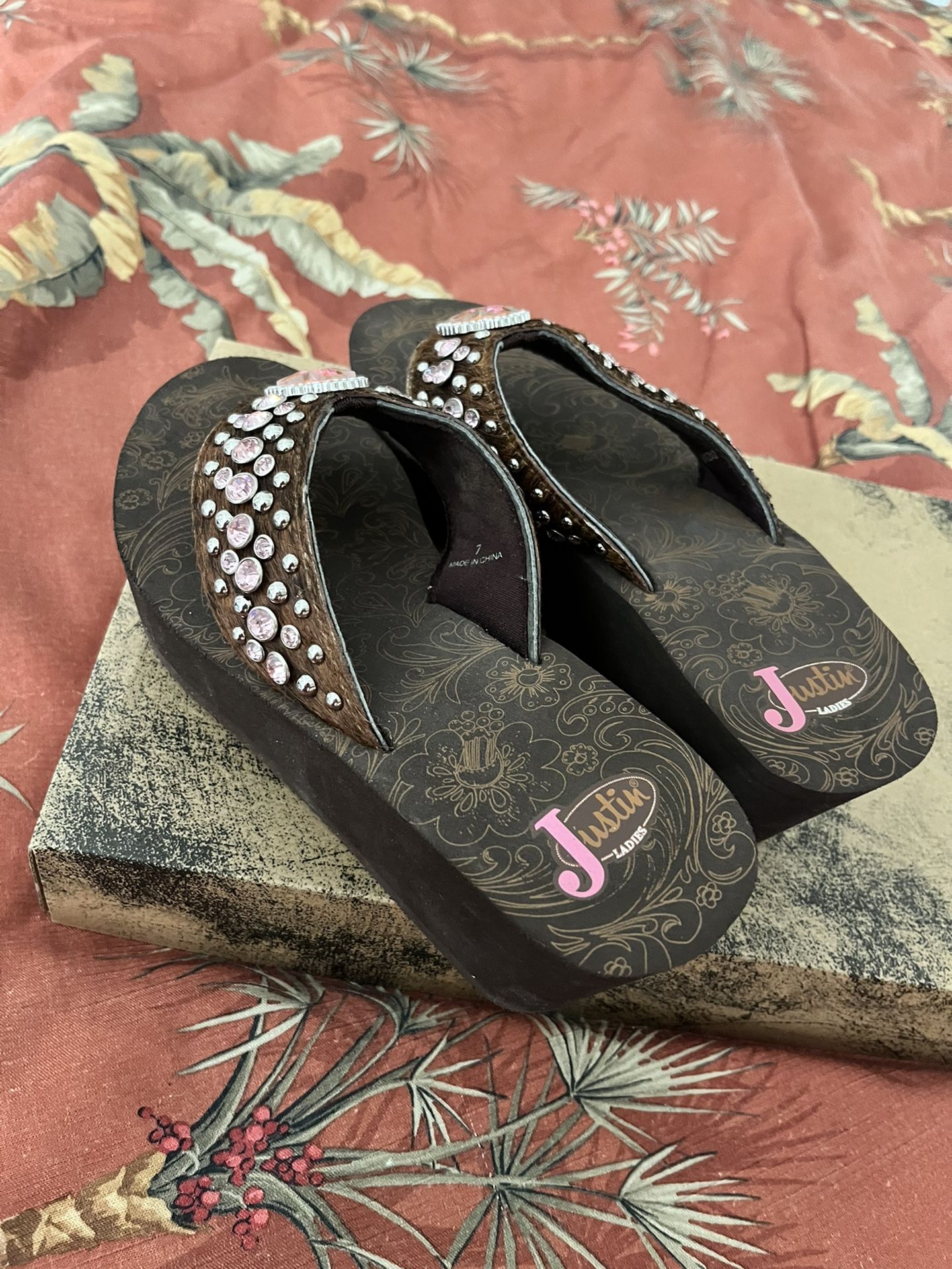 Justin Flip flops for Sale in Pt Orange FL OfferUp
