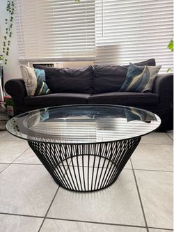 MOVE OUT SALE Heavy glass table