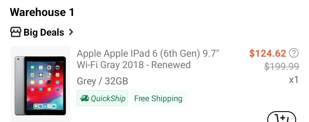 Aple Ipad Grey Brand New