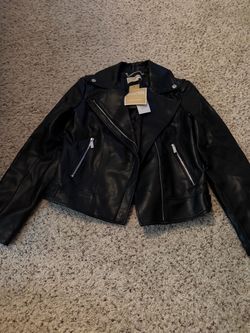 Michael Kors Vegan Leather Jacket