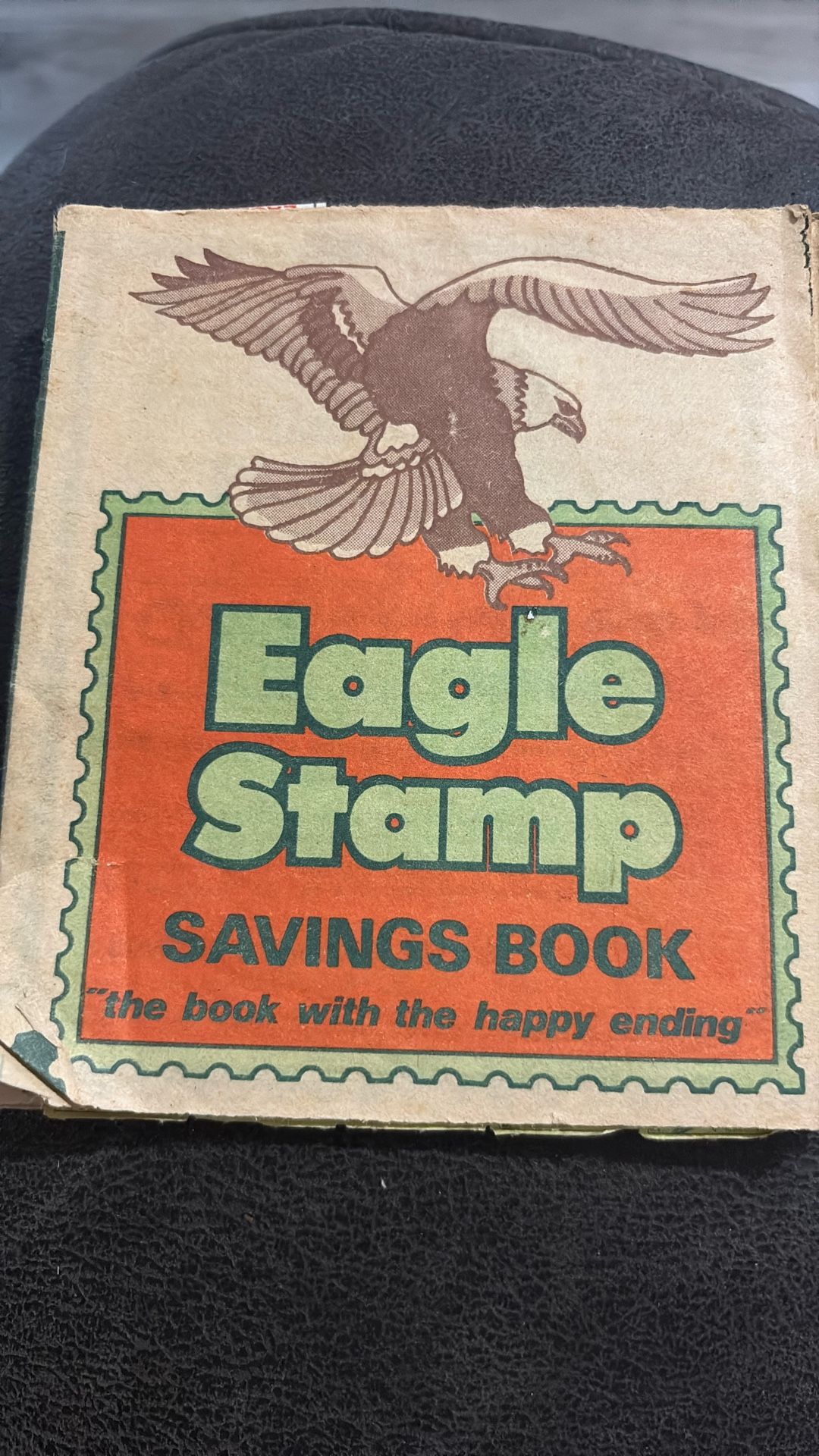 Vintage Eagle Stamp Savings Book