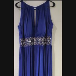 Size 14 Royal Blue Long Dress