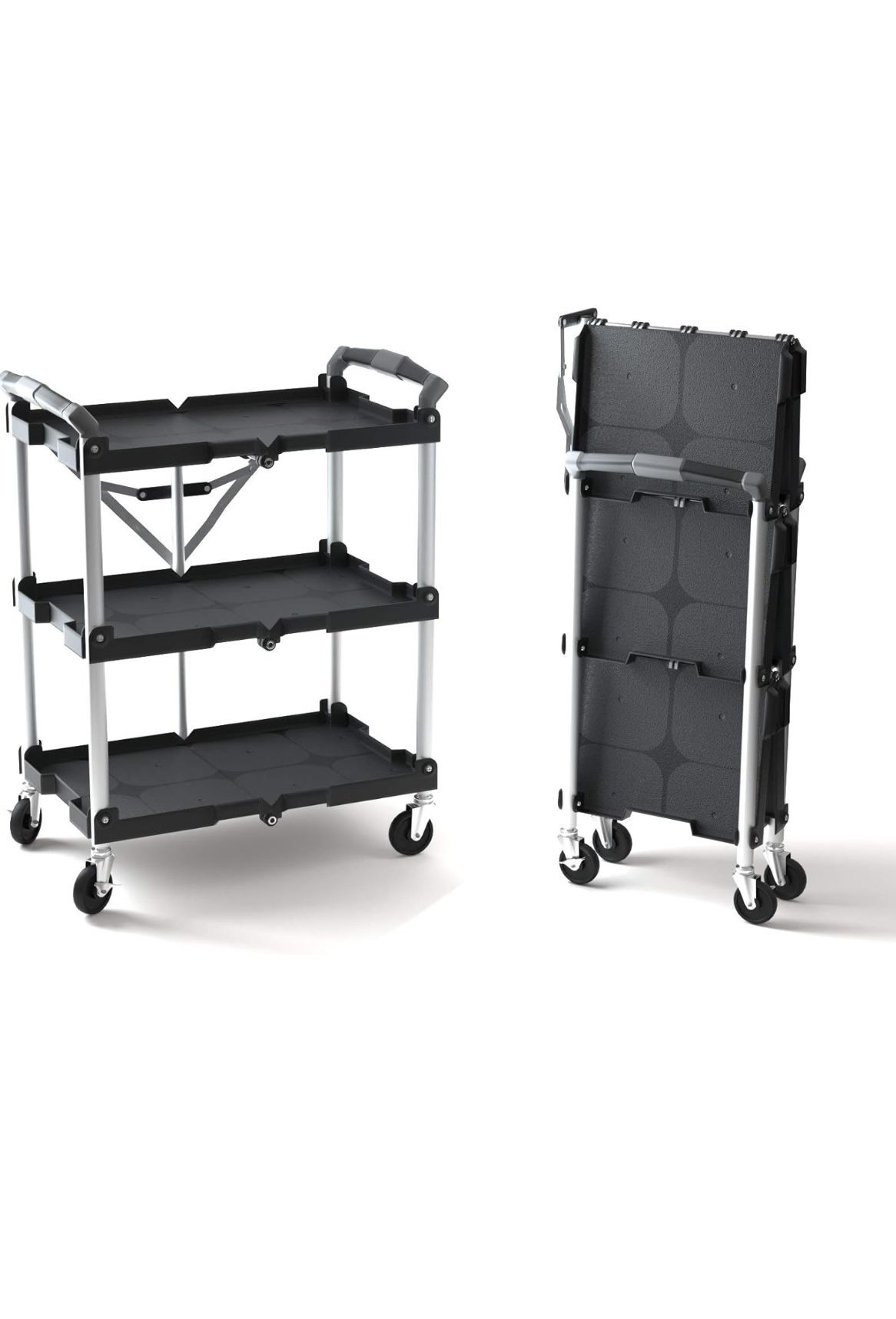 Olympia Tools 85-188 Pack-N-Roll Folding Collapsible Service Cart,