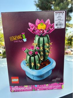 FLOWERING CACTUS FLOWER LEGO SET NEW!