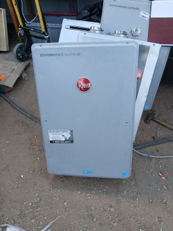 Rheem Performance Platinum indoor tankless water heater,