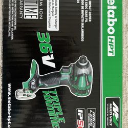 Metabo HPT 36V Cordless Impact Driver - NEW in Box (Includes Battery)
