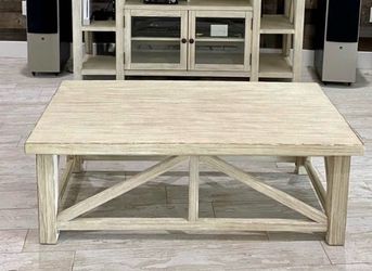 Coffee table and matching TV console