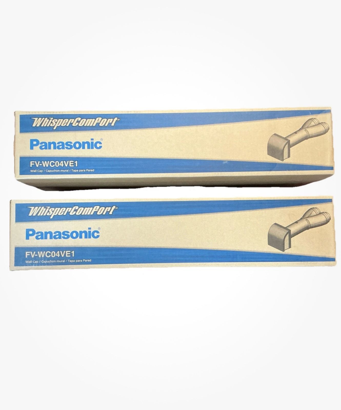 2 Panasonic FV 04VE1 WisperComfort Balanced Air Solution ERV & Vents