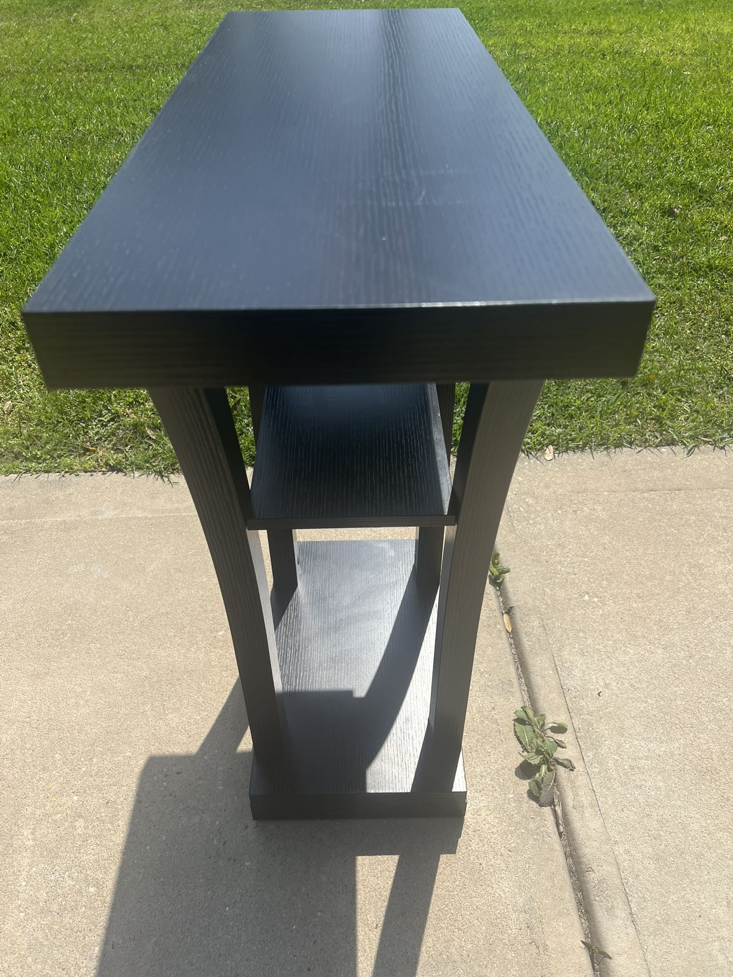 Dark Brown Draper Console Table
