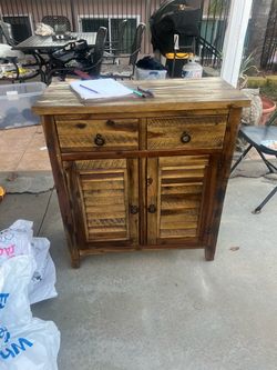 Rustic old fashioned buffet