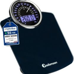 Hybrid 2-in-1 Analog & Digital Weighing Scale for Body Weight up to 400lbs