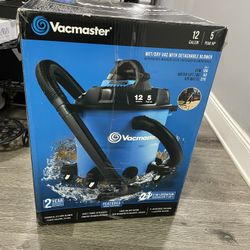 Vacmaster Blue Line 12-Gallon* 5 Peak HP† Wet/Dry Vacuum