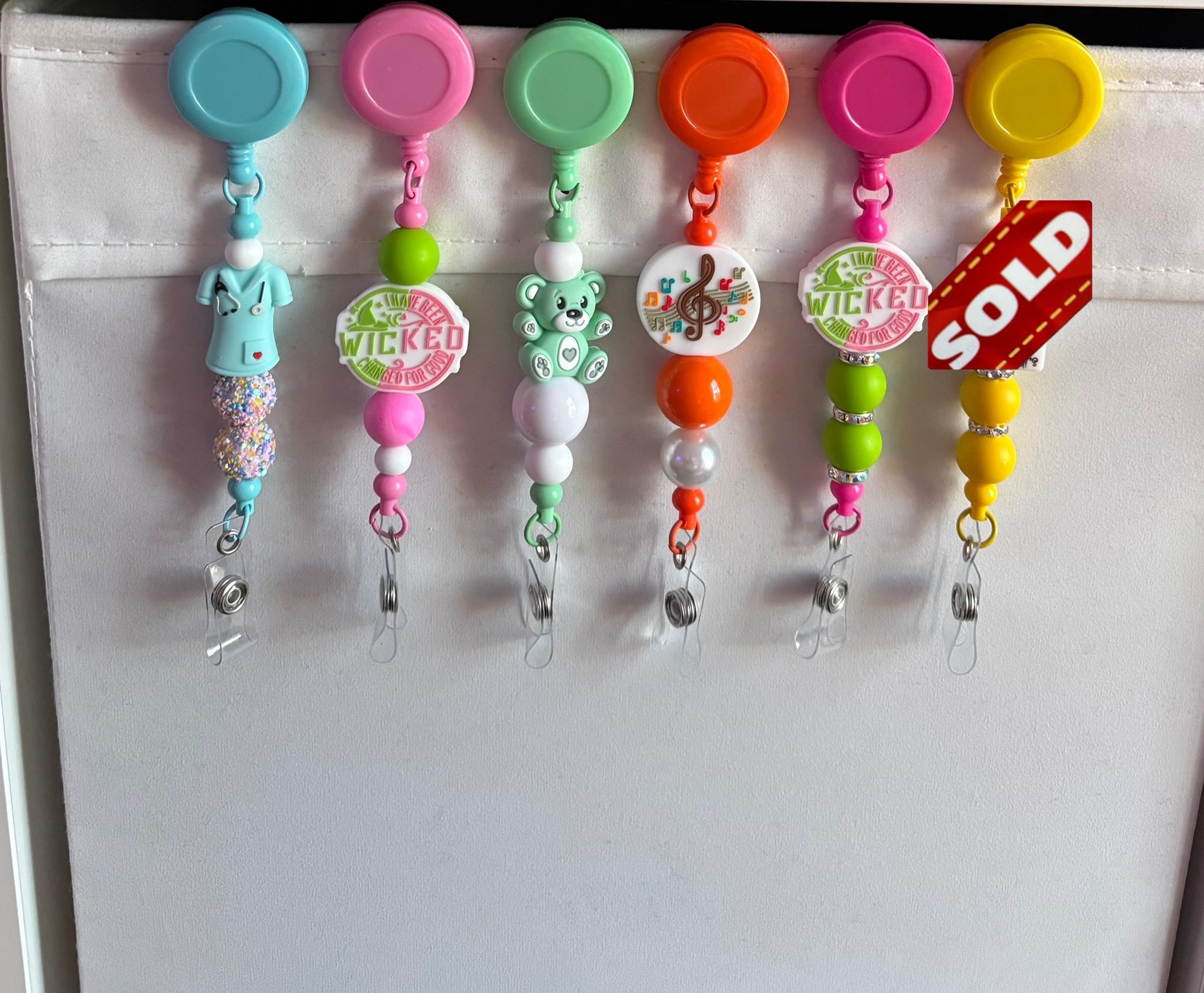 Retractable ID holder