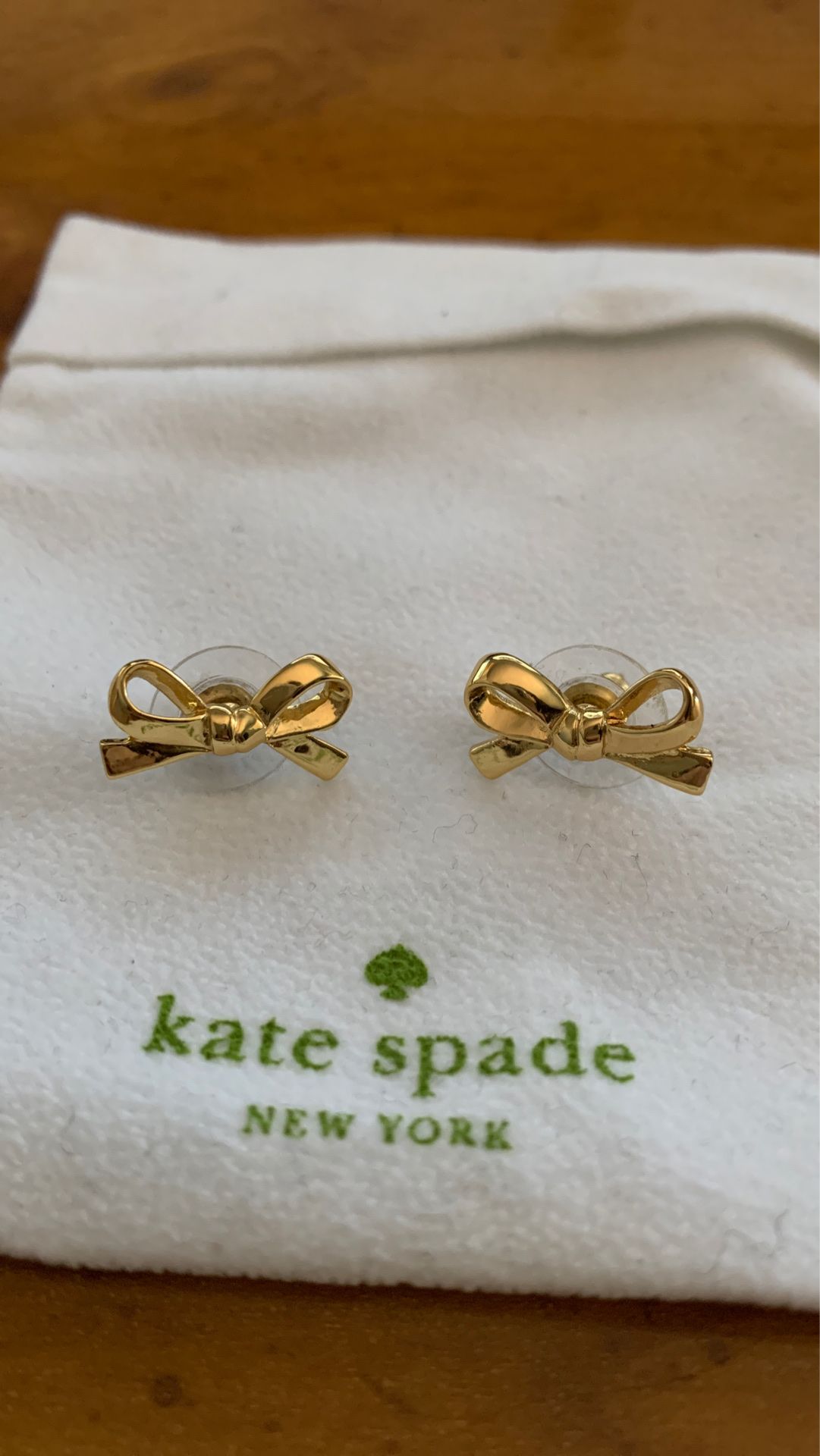 Kate spade bow earrings deals