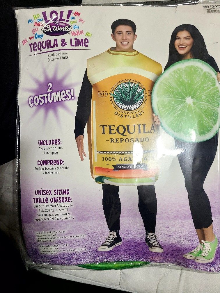 Lime And Tequila Couple Costume