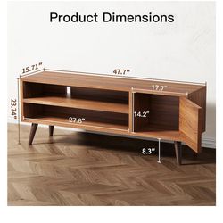 Stand with Storage for TVs up to 55 Inches 