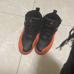 Orange Air Jordan 12s