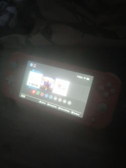 Nintendo switch light pink