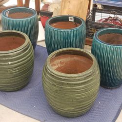 Large Ceramic Planter Pots (Each)