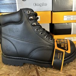 Real Leather Work Boots $48