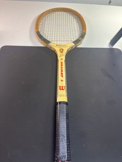 Wilson Jack Kramer Vintage Wooden Tennis Racket 4 1/2 Grip Speed Flex 