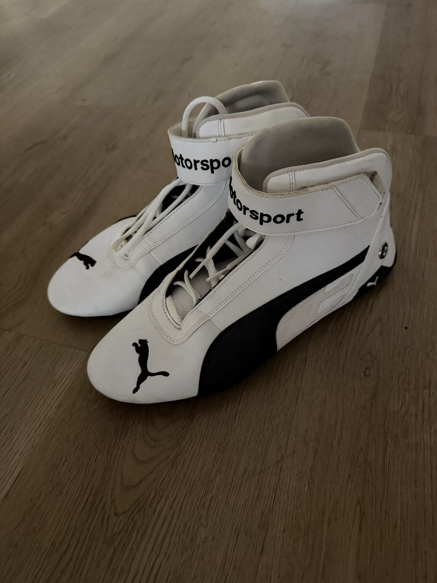 BMW/Puma Mid-top Racing Shoes Size 9