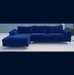 Blue sofa