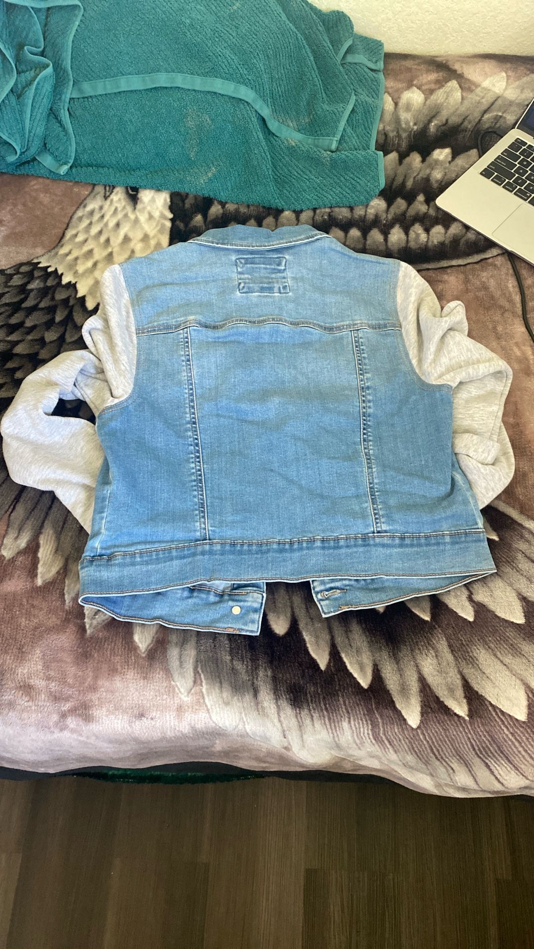 Hooded Denim Jacket