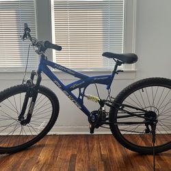 Kent Bicycles 29 in. Flexor Men's Dual Suspension Mountain Bike, Blue