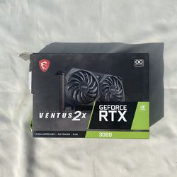 New* GPU {Nvidia, Msi 3060 GeForce RTX, Ventus2X, 12GB GDDR6, OC Edition}