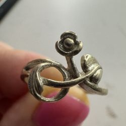 Ukrainian 925 Sterling Silver Ring Size 6.5