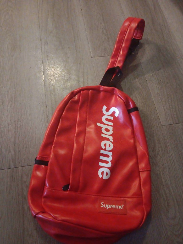 Supreme Leather Unisex Bag 