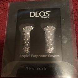 New Aluminum DEOS Apple Earphone Covers-Gray