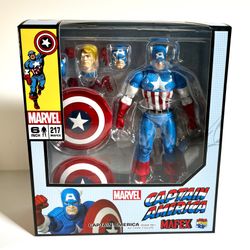 MAFEX NO.217 MAFEX CAPTAIN AMERICA (COMIC VER.) MARVEL COMICS ACTION FIGURE