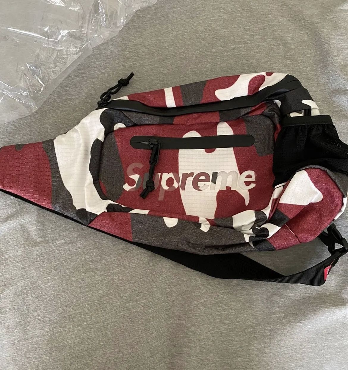 Supreme Sling Bag Red Camo
