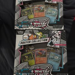 Pokemon Black Bolt/white Flare Poster Collection 