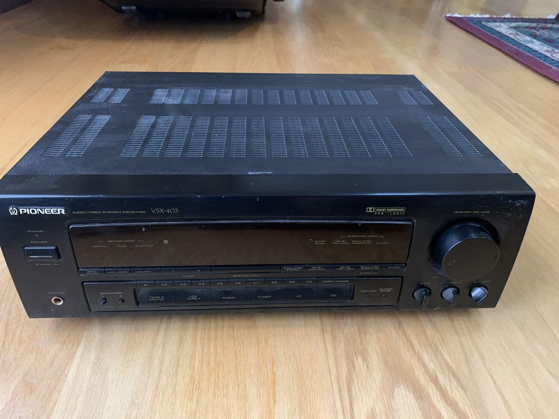Pioneer Stereo Audio/Video Receiver