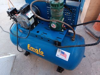 Emglo Air Compressor 30gal Chapion Head Dayton 1hp
